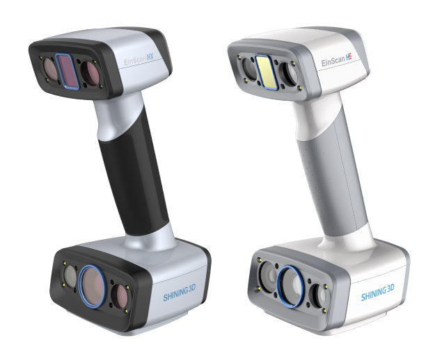 Hybrid Light Source Handheld 3D Scanners