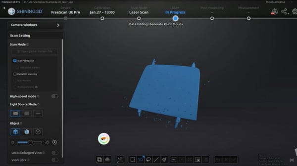 3D data of the car window