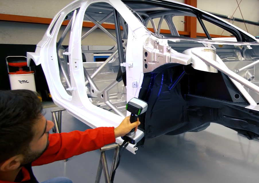 3D printing and 3D scanning – key to top racing cars