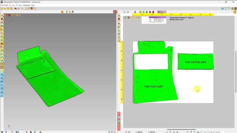 Flatten to 2D patterns