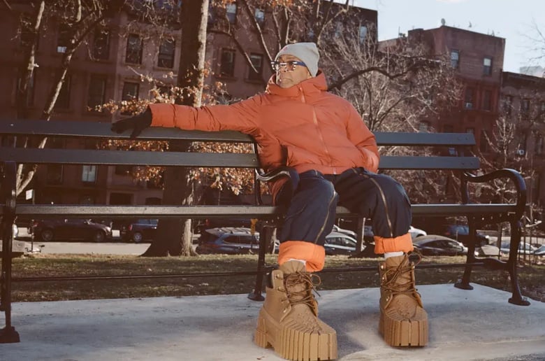 American film director Spike Lee sports MSCHF’s lumberjack rubber boots-1