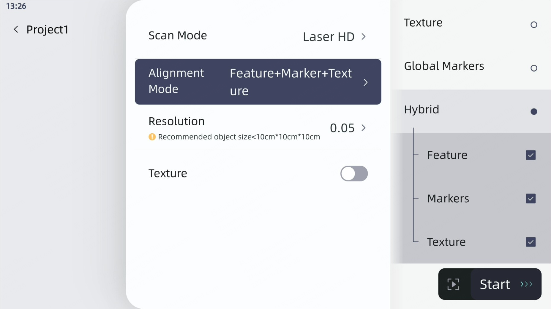 Flexible Hybrid Alignment Modes