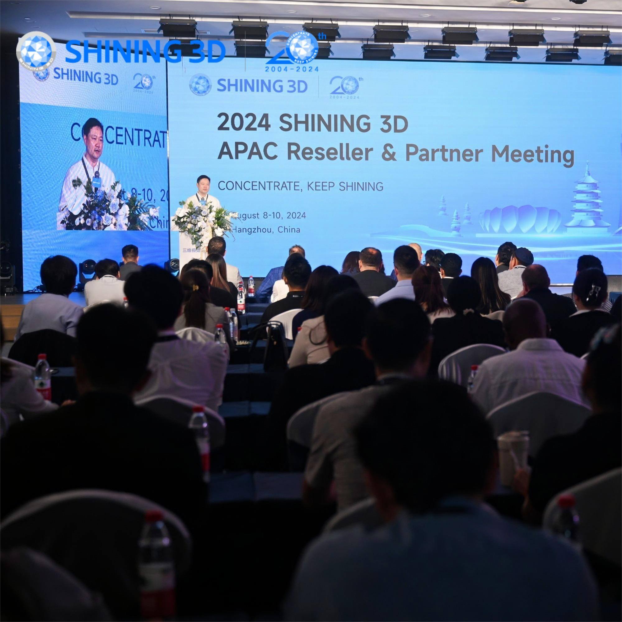 Concentrate, Keep Shining: SHINING 3D Successfully Hosts 2024 APAC Reseller & Partner Meeting