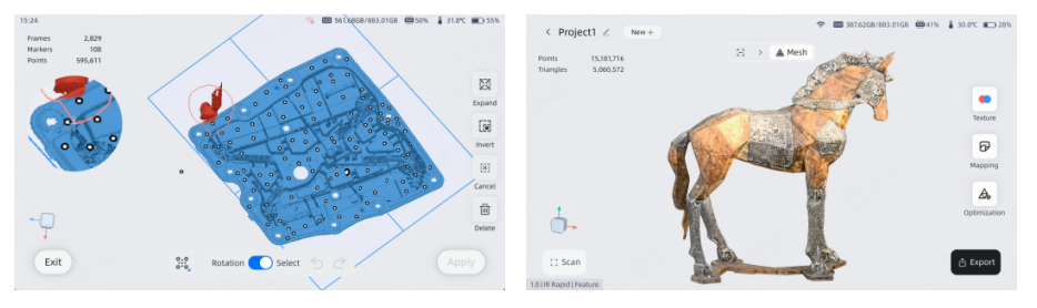 Quick data editing & Mesh output