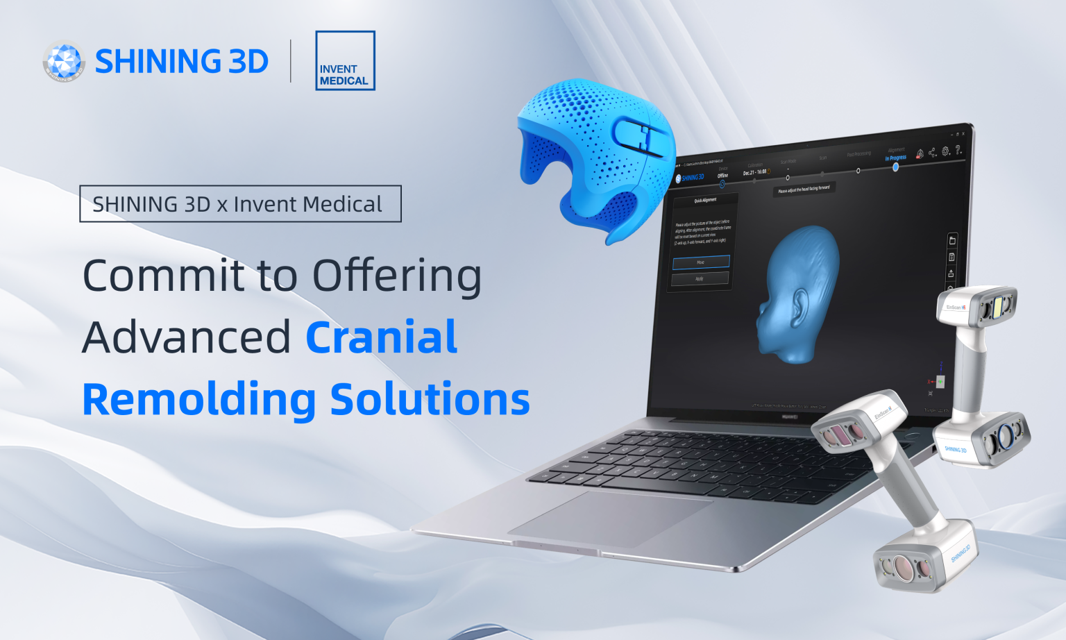 EinScan H2 Cranial Remolding Solutions