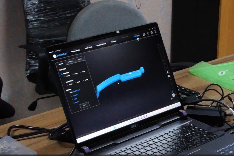 3D data of the car bumper